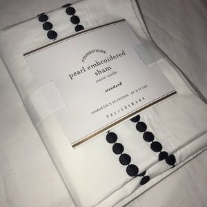 Pottery Barn Pearl Embroidered Sham